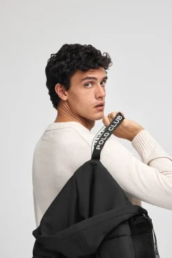 Polo Club Vestes*Veste Comet e avec logo Noir