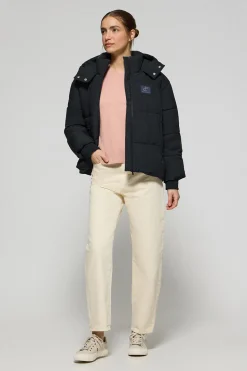 Polo Club Vestes*Veste courte Artic e avec capuche fixe et détails Bleu