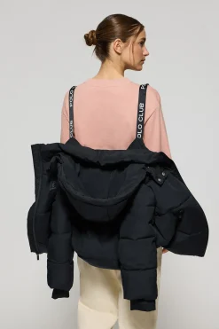 Polo Club Vestes*Veste courte Artic e avec capuche fixe et détails Bleu