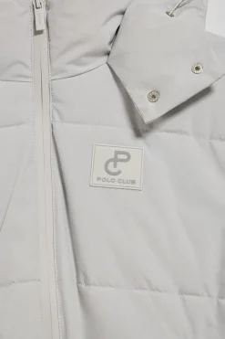 Polo Club Vestes*Veste courte Artic e avec capuche fixe et détails Gris