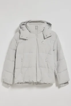 Polo Club Vestes*Veste courte Artic e avec capuche fixe et détails Gris