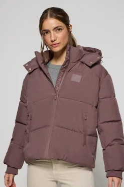 Polo Club Vestes*Veste courte Artic avec capuche fixe et détails Rose taupe