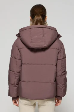 Polo Club Vestes*Veste courte Artic avec capuche fixe et détails Rose taupe
