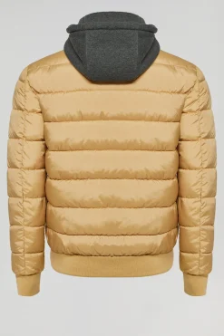 Polo Club Vestes*Veste Dolomite couleur matelassée avec écusson Camel