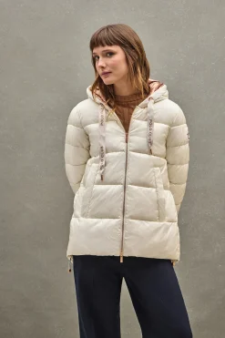 Polo Club Vestes*Veste Ingrid écrue avec logo Beige