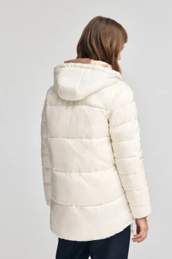 Polo Club Vestes*Veste Ingrid écrue avec logo Beige