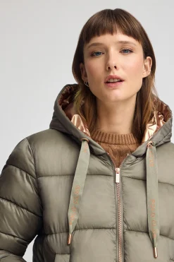 Polo Club Vestes*Veste Ingrid vert kaki avec logo Vert militaire