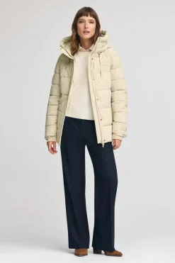 Polo Club Vestes*Veste Iris écrue avec logo Beige