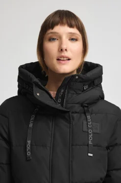 Polo Club Vestes*Veste Iris e avec logo Noir