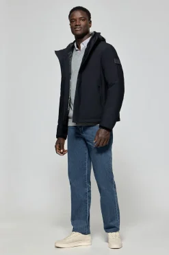 Polo Club Vestes*Veste Macket à capuche fixe et détails Bleu Marine