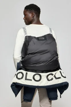 Polo Club Vestes*Veste matelassée bleu Gstaad avec capuche et détails Denim