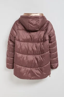 Polo Club Vestes*Veste matelassée Ice avec capuche fixe et détails Rose taupe