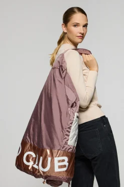 Polo Club Vestes*Veste matelassée Ice avec capuche fixe et détails Rose taupe