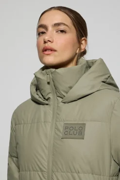 Polo Club Vestes*Veste matelassée Glacier avec capuche fixe et détails Vert