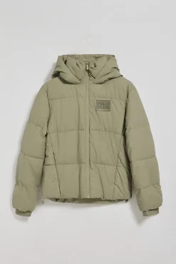 Polo Club Vestes*Veste matelassée Glacier avec capuche fixe et détails Vert