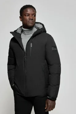 Polo Club Vestes*Veste e Gstaad avec capuche fixe et détails Noir