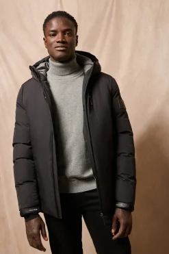 Polo Club Vestes*Veste e Gstaad avec capuche fixe et détails Noir