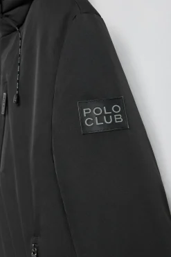 Polo Club Vestes*Veste e Gstaad avec capuche fixe et détails Noir