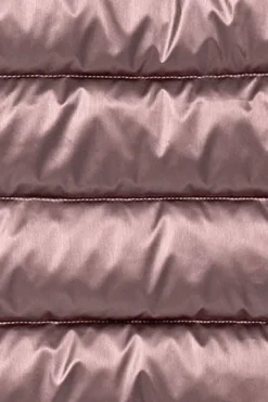 Polo Club Vestes*Veste à effet brillant Golden avec capuche amovible et détails Rose