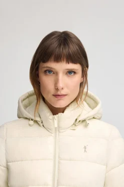 Polo Club Vestes*Veste Salima Embroidery écrue avec logo Rigby Go Beige