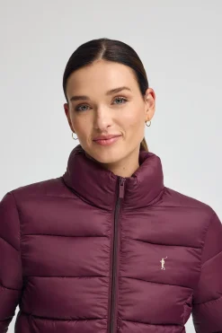 Polo Club Vestes*Veste Salma Embroidery bordeaux avec logo Rigby Go Bourgogne
