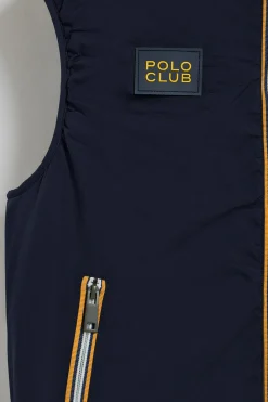 Polo Club Vestes*Veste sans manches légère avec capuche fixe et détails Bleu Marine