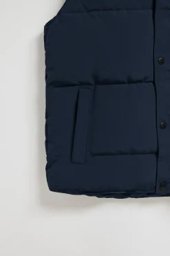 Polo Club Vestes*Veste sans manches e matelassée à écusson caoutchouté Bleu