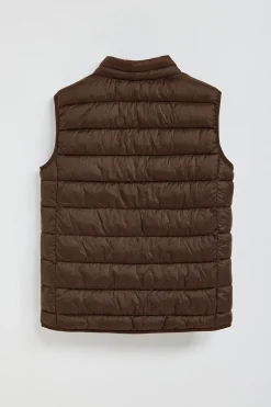 Polo Club Vestes*Veste sans manches Chase ultralight marron avec écusson Rigby Go Brun