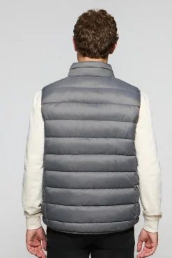 Polo Club Vestes*Veste sans manches Chase ultralight avec écusson Rigby Go Gris Foncé