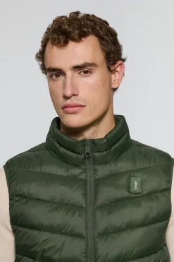 Polo Club Vestes*Veste sans manches Chase ultralight avec écusson Rigby Go Vert Foncé