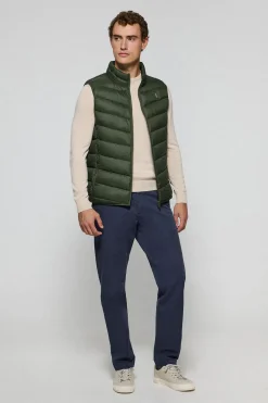 Polo Club Vestes*Veste sans manches Chase ultralight avec écusson Rigby Go Vert Foncé