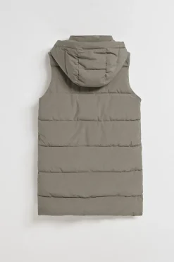 Polo Club Vestes*Veste sans manches couleur Tokio avec capuche amovible et détails Taupe