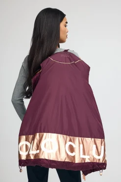 Polo Club Vestes*Veste sans manches matelassée bordeaux avec logo Bourgogne