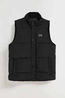 Polo Club Vestes*Veste sans manches e matelassée à écusson caoutchouté Noir