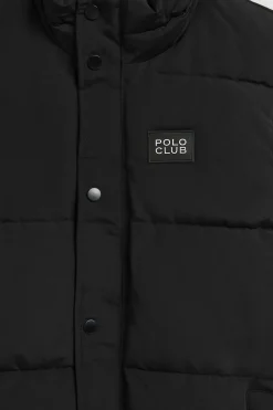 Polo Club Vestes*Veste sans manches e matelassée à écusson caoutchouté Noir