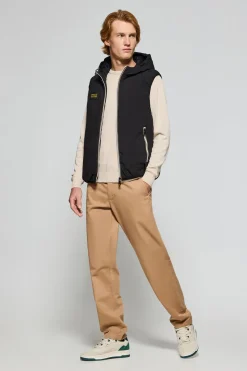 Polo Club Vestes*Veste sans manches e légère avec capuche fixe et détails Noir