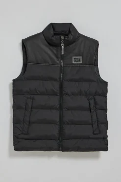 Polo Club Vestes*Veste sans manches e ultra-légère à écusson caoutchouté Noir