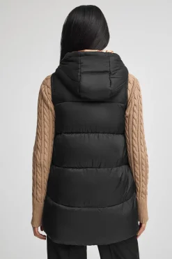 Polo Club Vestes*Veste sans manches rembourrée e avec logo Noir