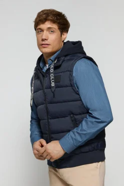Polo Club Vestes*Veste sans manches rembourrée Canyon avec des détails Bleu Marine