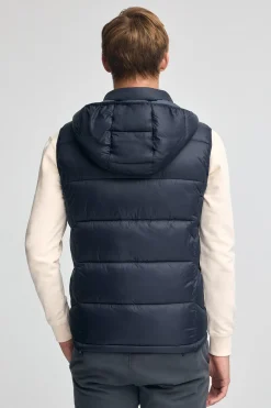 Polo Club Vestes*Veste sans manches ultralight avec logo Bleu Marine