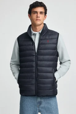Polo Club Vestes*Veste sans manches ultralight avec logo Rigby Go Bleu Marine