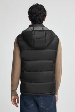Polo Club Vestes*Veste sans manches ultralight e avec logo Noir