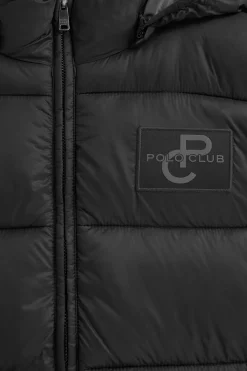 Polo Club Vestes*Veste sans manches ultralight e avec logo Noir