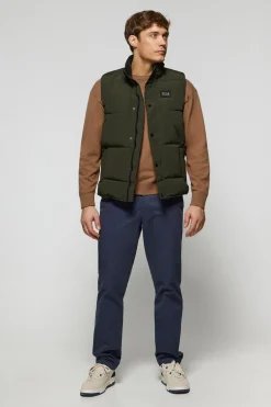 Polo Club Vestes*Veste sans manches e matelassée à écusson caoutchouté Vert