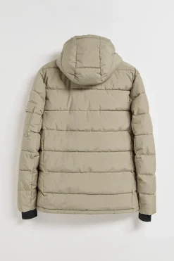 Polo Club Vestes*Veste St Moritz matelassée à capuche fixe et détails Beige