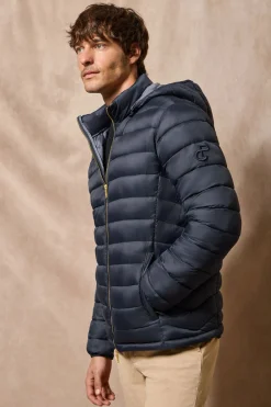 Polo Club Vestes*Veste ultralight Corey à capuche amovible et broderie PC Bleu Marine