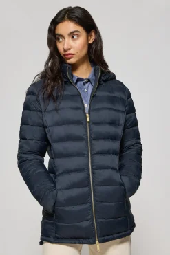 Polo Club Vestes*Veste ultralight Cintia à capuche amovible et broderie PC Bleu Marine