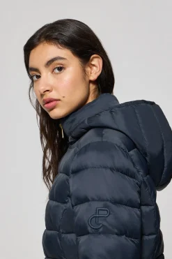 Polo Club Vestes*Veste ultralight Cintia à capuche amovible et broderie PC Bleu Marine