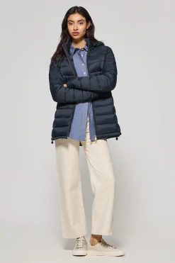 Polo Club Vestes*Veste ultralight Cintia à capuche amovible et broderie PC Bleu Marine