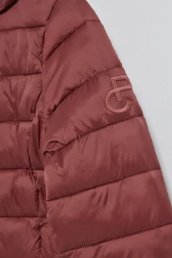 Polo Club Vestes*Veste ultralight Cintia à capuche amovible et broderie PC Grenat